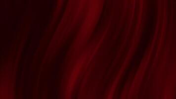 Dark red wave background with smooth flowing gradient texture video