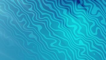 Blau wellig Linie Hintergrund mit abstrakt Gradient und fließend Textur video