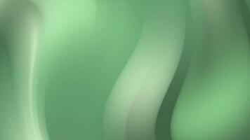 slät grön kurvor med mjuk övergångar och vätska rörelse bakgrund video
