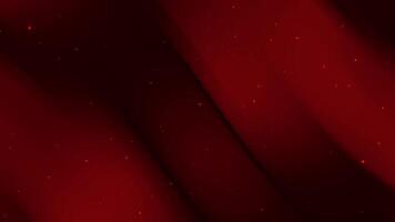 mörk röd lutning bakgrund med mjuk ljus och lysande partiklar video