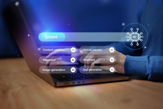 explorador ai herramientas para contenido creación, traducción, y imagen Generacion a un espacio de trabajo foto