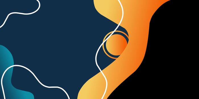 un negro y naranja resumen antecedentes con un ola modelo vector