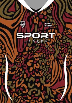 Jersey background with abstract brown texture for full sublimation vector