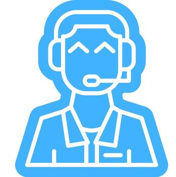 cliente problema resolviendo icono vector