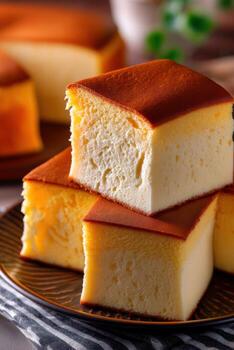 A plate of cheesecake with a slice missing photo