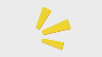 Animated spark icon loop video
