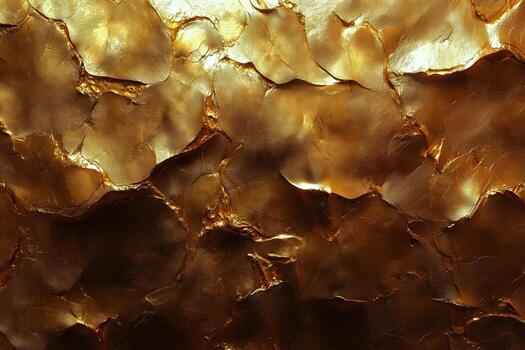 Elegant Gold and Bronze Ornamental Design With Intricate Patterns. photo