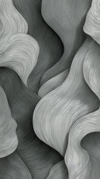Intricate Pattern of Swirling Lines in Shades of Gray Creating Visual Depth and Movement photo