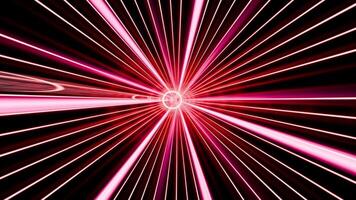 Spaceship travel with red lights VJ loop background animation video