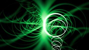 hög hastighet interstellär Plats grön sci fi netto tunnel vj slinga bakgrund video
