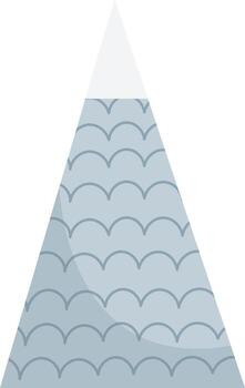 resumen montaña con ola patrones vector