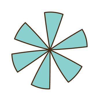 geométrico Starburst modelo vector