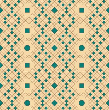 Seamless pattern of modern, stylish pattern with regularly repeating geometrical rhombuses vector