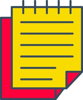 Notes dudsdsBubble Writing Memo Document vector