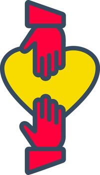 Moral Principles Line Tow Color Bubble ethics values conduct vector