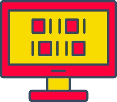 binario código línea remolcar color burbuja programación computadora código vector