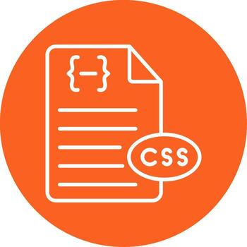 css estilo sábana símbolo línea multi circulo vector