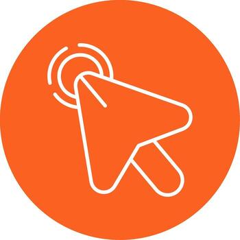 Quick Double Click Line Multi Circle vector