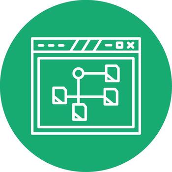 estructurado página diseño cuadrícula línea multi circulo vector