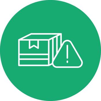 Product Manufacturing Error Detection Line Multi Circle vector