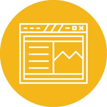 Sticky Page Header Section Line Multi Circle vector