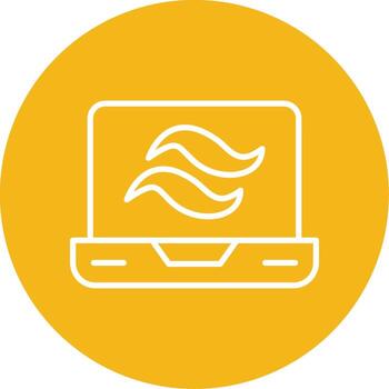 viento de cola utilidad clase sábana línea multi circulo vector