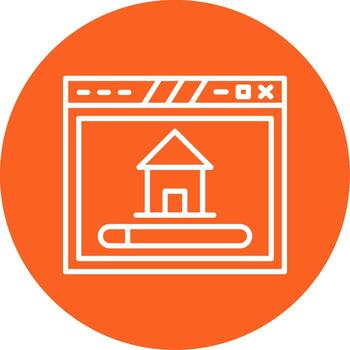 primario página principal usuario interfaz línea multi circulo vector