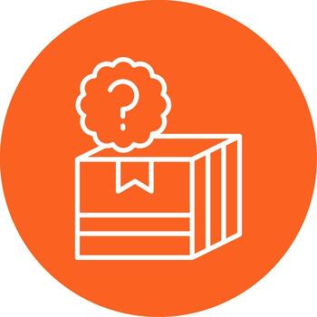 Delivery Route Difficulties Log Line Multi Circle vector