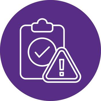 Data Validation Failure Line Multi Circle vector