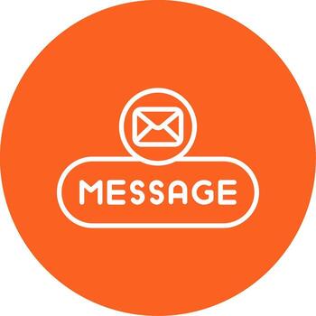 Message User Button Line Multi Circle vector