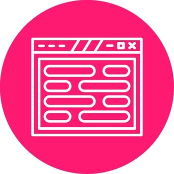 Custom Web Input Form Line Multi Circle vector