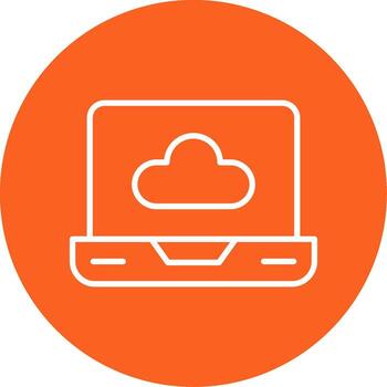 Google Cloud Platform Icon Line Multi Circle vector