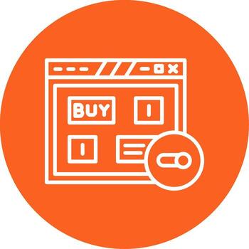 interactivo llamada a acción botón línea multi circulo vector