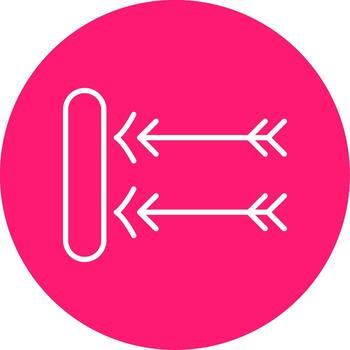 flotante punto error línea multi circulo vector