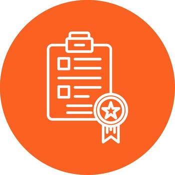 completar cliente proyecto glifo línea multi circulo vector