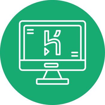 Heroku App Deployment Tool Line Multi Circle vector