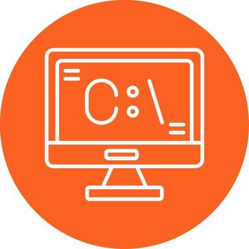 Command Glyph Interface Icon Line Multi Circle vector