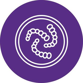 Streptococcus pneumoniae Pneumococcal Pathogen Line Multi Circle vector