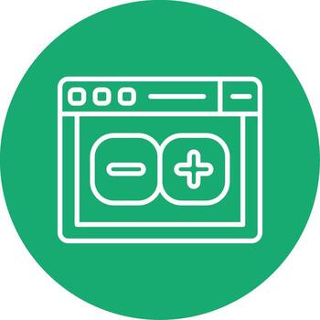 Travis CI Testing Workflow Line Multi Circle vector