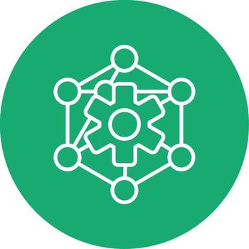 Platform Edge Markings Line Multi Circle vector