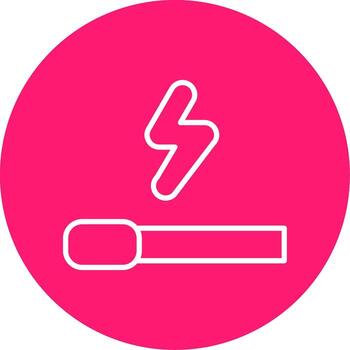 acumulado experiencia puntos línea multi circulo vector