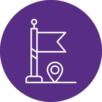 Game Over Screen Display Line Multi Circle vector