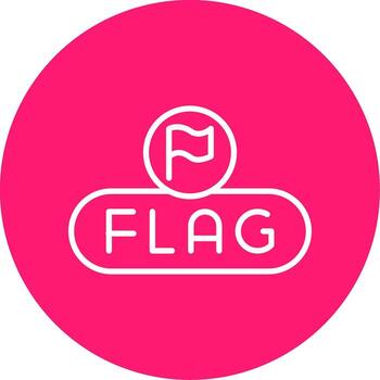 Report Content Button Line Multi Circle vector