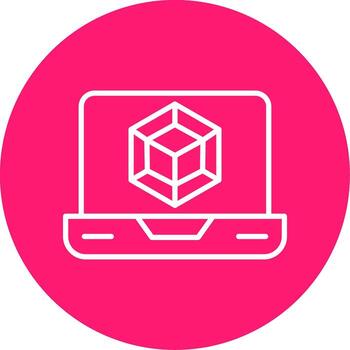 JavaScript Module Bundler Line Multi Circle vector