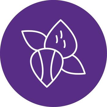 ultra Rico cacao mantequilla crema línea multi circulo vector