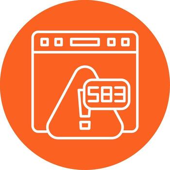 Error 583 Session Replication Failed Line Multi Circle vector