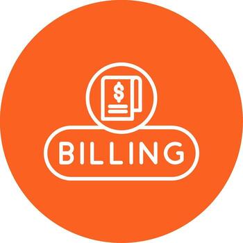 Billing Details Button Line Multi Circle vector