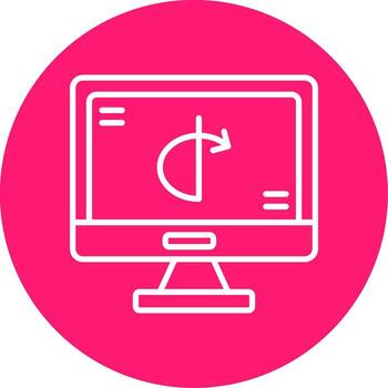 OAuth API Login Gateway Line Multi Circle vector