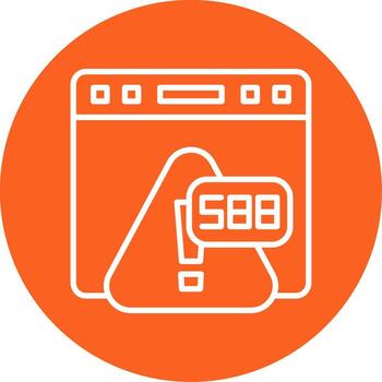 error 588 Velocidad limitante apoderado línea multi circulo vector