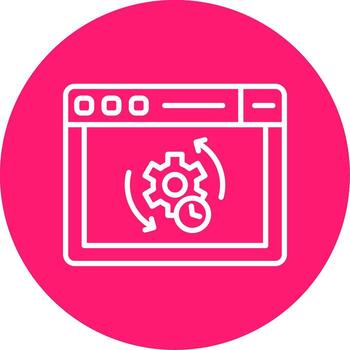 componente ciclo vital métodos línea multi circulo vector